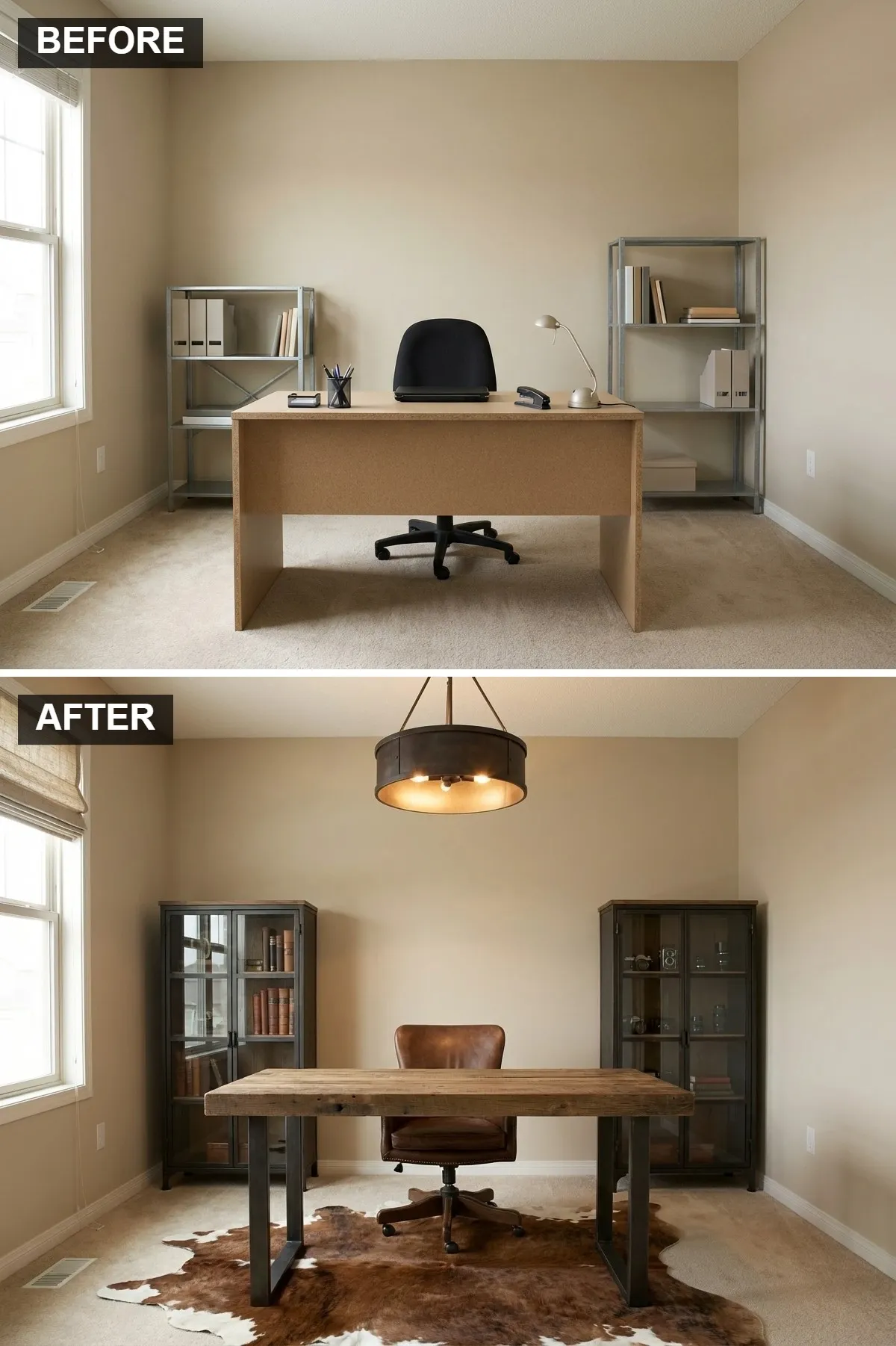 Industrial Chic: A Rustic & Refined Retreat