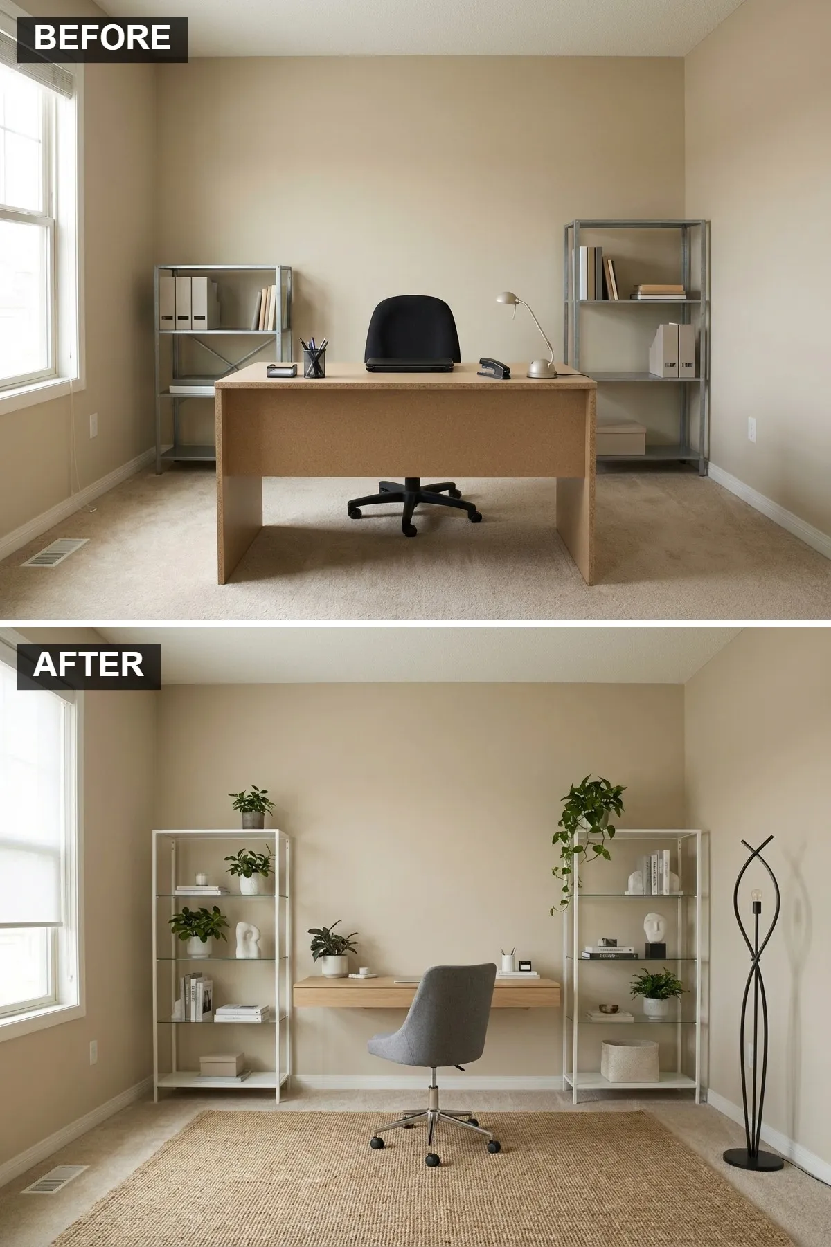 Minimalist Zen: Airy & Organized