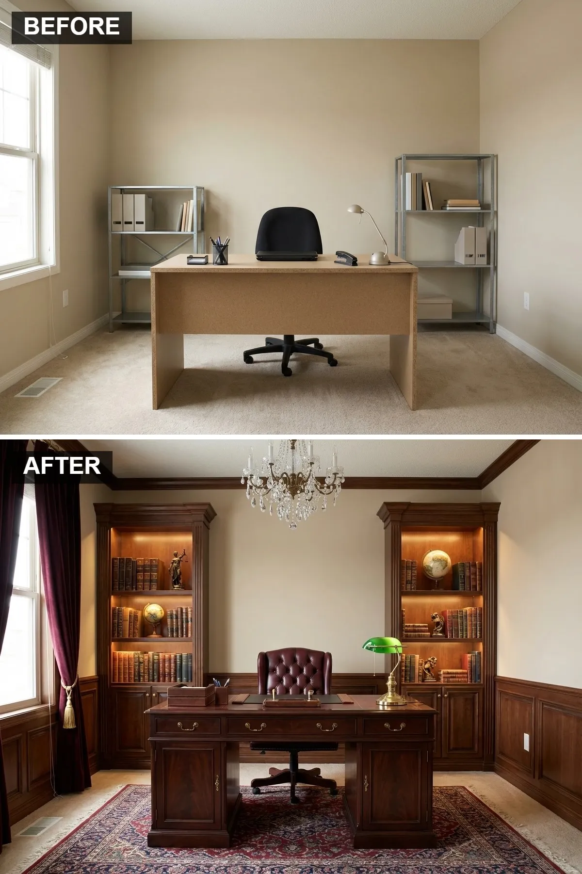 Classic Elegance: The Traditional Study