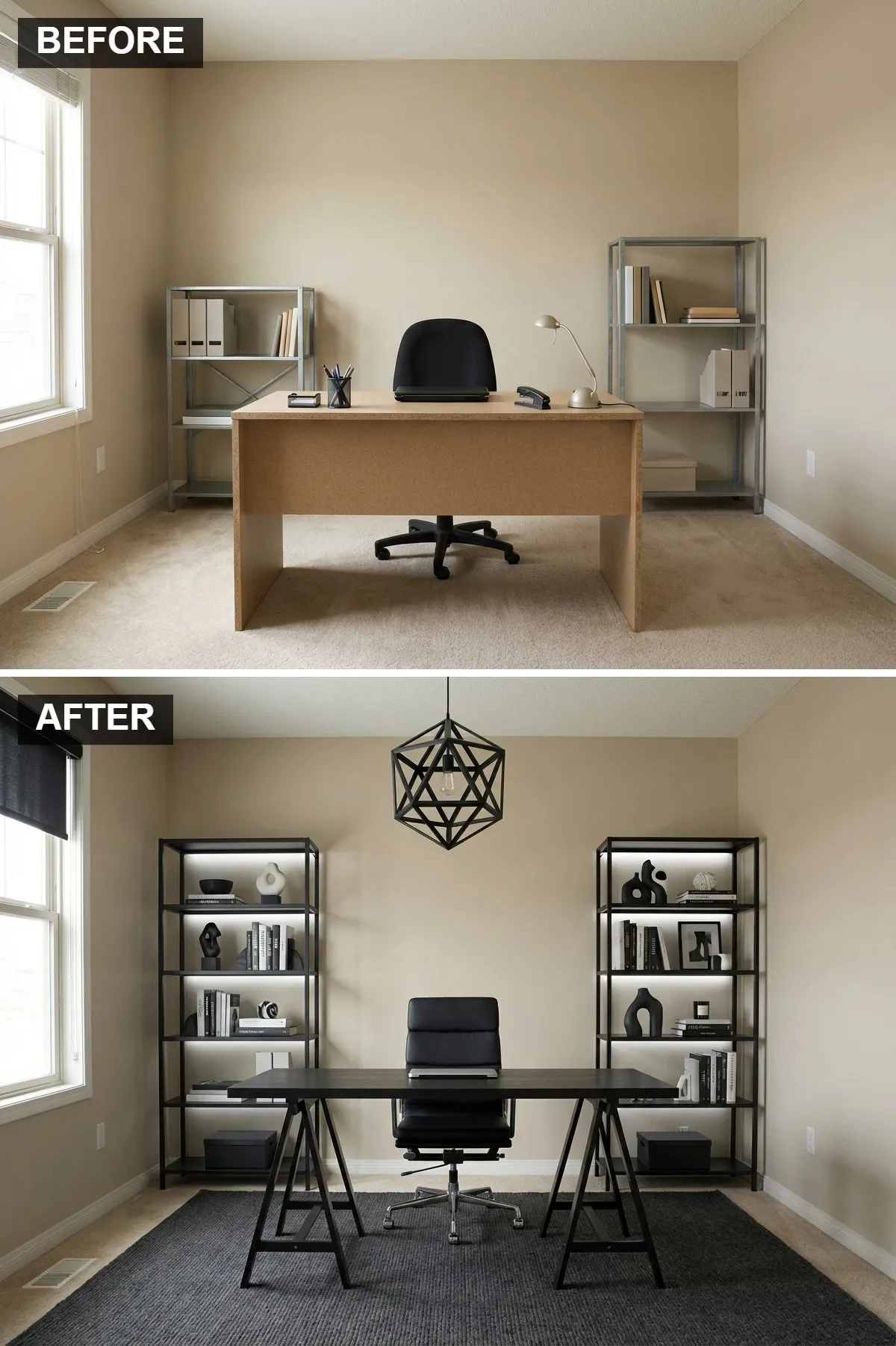 Monochrome Sleek: The Modern Minimalist