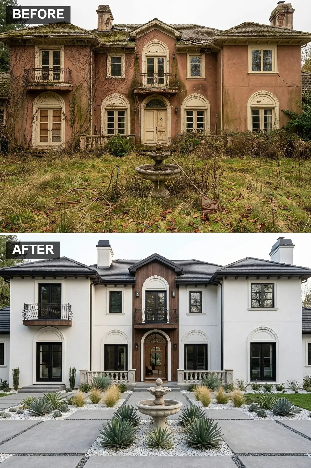 Modernized Mediterranean Manor